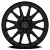 A132 BLITZ Wheel [Size: 20"x9"] Satin Black Center w/ Glossy Black Lip Finish A132209084P00004 - image 3