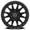A132 BLITZ Wheel [Size: 20"x9"] Satin Black Center w/ Glossy Black Lip Finish A132209089P00004 - image 3
