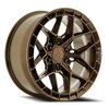 A133 RAMPAGE Wheel [Size: 20"x10"] Smoked Bronze Tint Finish A133200084N01818 - image 1