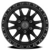 A135 ATLAS Wheel [Size: 17"x9"] Satin Black Center w/ Glossy Black Lip Finish A135179084P00004 - image 3