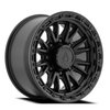 A135 ATLAS Wheel [Size: 18"x9"] Satin Black Center w/ Glossy Black Lip Finish A135189018P01204 - image 1