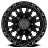 A135 ATLAS Wheel [Size: 18"x9"] Satin Black Center w/ Glossy Black Lip Finish A135189018P01204 - image 3