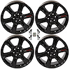 M-1007K-S2295GB Six Spoke Wheel Kit Fits Select Ford F-150 Trucks, Expedition [Size 22" x 9.5"] Gloss Black - image 1