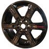 M-1007K-S2295GB Six Spoke Wheel Kit Fits Select Ford F-150 Trucks, Expedition [Size 22" x 9.5"] Gloss Black - image 3