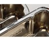 Stamped Steel Tall Valve Covers for Small Block Ford 289-302-351W in Chrome with Embossed Ford Racing Emblem - image 4