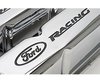 Stamped Steel Tall Valve Covers for Small Block Ford 289-302-351W in Chrome Finish with Black Ford Racing Emblem - image 3