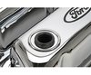Stamped Steel Tall Valve Covers for Small Block Ford 289-302-351W in Chrome Finish with Black Ford Mustang Emblem - image 3