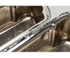 Stamped Steel Tall Valve Covers for Small Block Ford 289-302-351W in Chrome Finish with Black Ford Mustang Emblem - image 4