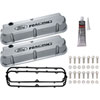 Polished Aluminum Slant Edge Valve Cover Install Kit - image 1