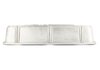 Slant-Edge Tall Aluminum Valve Covers for Small Block Ford 289-302-351W in Natural Cast Finish with Raised Ford Racing Emblem - image 4