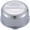 Chrome Push-In Valve Cover Air Breather Cap with Ford COBRA Emblem