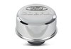 Chrome Push-In Valve Cover Air Breather Cap with Ford COBRA Emblem - image 2