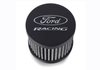 Chrome Push-In Valve Cover Breather Filter with Ford RACING Emblem - image 2
