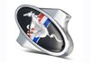 Air Cleaner Wing Nut with Mustang Pony Logo in Chrome Finish - image 2