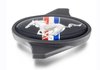 Air Cleaner Wing Nut with Mustang Pony Logo in Black Crinkle Finish - image 4