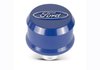 Push-In Aluminum Valve Cover Air Breather Cap with Raised & Machined Oval Ford Emblem in Ford Blue Finish - image 2