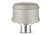 Push-In Aluminum Valve Cover Air Breather Cap with Raised & Machined Oval Ford Emblem in Cast Gray Crinkle Finish - image 3
