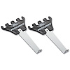 Ford Racing Ignition Wire Looms Chrome Stands, Black Wire Holders - image 1