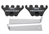 Ford Racing Ignition Wire Looms Chrome Stands, Black Wire Holders - image 2