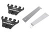 Ford Racing Ignition Wire Looms Chrome Stands, Black Wire Holders - image 3