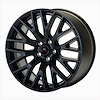 M-1007-M199B GT Performance Pack Front Wheel For 6th Gen Ford Mustang [19" x 9"] Matte Black - image 1