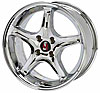 Cobra R Chrome Wheel 1979-93 Mustang - image 1