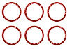 BEAD LOCK TRIM KIT RED