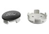 M-1096K-BCC Black and Chrome Wheel Center Cap Kit for Ford OEM Car Production Wheels - image 3