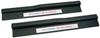 2005-Up Mustang Sill Plates Black with Brushed Stainless Steel Insert with " Ford Racing" Logo - image 1
