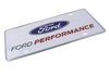 Aluminum License Plate with Ford Performance Logo [White, Anodized] - image 3