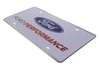 Aluminum License Plate with Ford Performance Logo [White, Anodized] - image 4