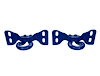 SD TOW HOOKS-PAIR-BLUE - image 1