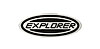 Trailer Hitch Receiver Cap Explorer Logo - image 1