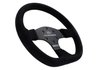 Off-Road 3-Spoke Steering Wheel for 2005-2016 Mustang Race Cars [13 in. Diameter, Suede Grip] - image 2
