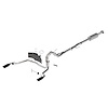 Cat-Back Extreme Exhaust System Fits Select Ford F-150 2.7L, 3.5L, 5.0L Trucks w/145, 157 in. WB [Black Chrome Tips] - image 1