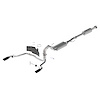 Cat-Back Touring Exhaust System Fits Select Ford F-150 2.7L, 3.5L, 5.0L Trucks w/145, 157 in. WB [Black Chrome Tips] - image 1