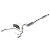 Cat-Back Touring Exhaust System Fits Select Ford F-150 2.7L, 3.5L, 5.0L Trucks w/145, 157 in. WB [Chrome Tips] - image 1