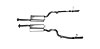 Cat Back Exhaust 1986-93 Mustang 5.0L LX, 1994-95 Mustang 5.0L, 1996-97 Mustang 4.6L GT, 1996-97 Cobra - image 1