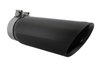M-5260-BCT1 Stainless Steel 4-Inch Exhaust Tip for Select Ford F-150 Trucks [Black Chrome] - image 4