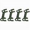 SCJ Flat Pushrod Guide Plate Set for Super Cobra Jet Heads [0.375 in., Set of 4] - image 1