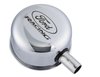 Push-In Valve Cover Breather Chrome w/Ford Racing logo - image 2