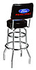 BAR STOOL W/BACK FR BLACK-PACK OF 1 - image 1