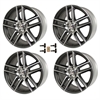 MUSTANG BOSS 302 LS CHARCOAL 19X9 FRONT 19X10 REAR WITH TPMS SENSOR KIT - image 1