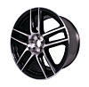 Mustang Boss 302S Black Front Wheel w/Machined Face 2005-2014 Mustang V6/GT/GT500 [Size: 19" x 9"] - image 1