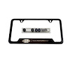 Black Stainless Steel License Plate Frame with Ford Performance Logo - image 1