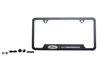 Black Stainless Steel License Plate Frame with Ford Performance Logo - image 3