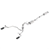 2015-2016 F-150 2.7L ECOBOOST CAT-BACK TOURING EXHAUST SYSTEM -REAR EXIT BLACK CHROME TIPS - image 1