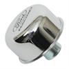 Chrome Push-In Oil Breather Cap for 289, 302 & 351W Valve Covers [Ford Racing Logo] - image 1