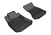 L1AD02711509 KAGU Floor Mat Set Fits Select Audi A5 Quattro; Audi S5; Audi S4; Audi A4, 2-Piece, Front [Black] - image 1