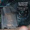 L1AD04011509 KAGU Floor Mat Set Fits Select Audi Q8; Audi RS Q8; Audi SQ8; Audi SQ7; Audi Q7, 2-Piece, Front [Black] - image 3
